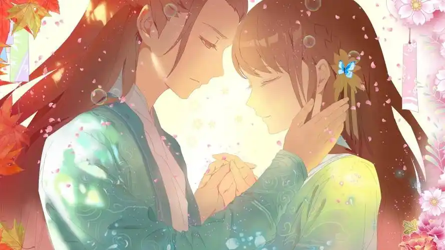 回车桌面>电脑壁纸>动漫卡通>动漫人物>来自二次元的情侣>1024_576