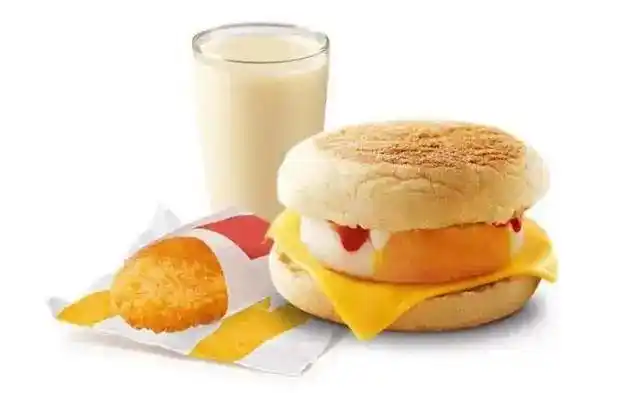 麦当劳早餐三件套￥9.9起!