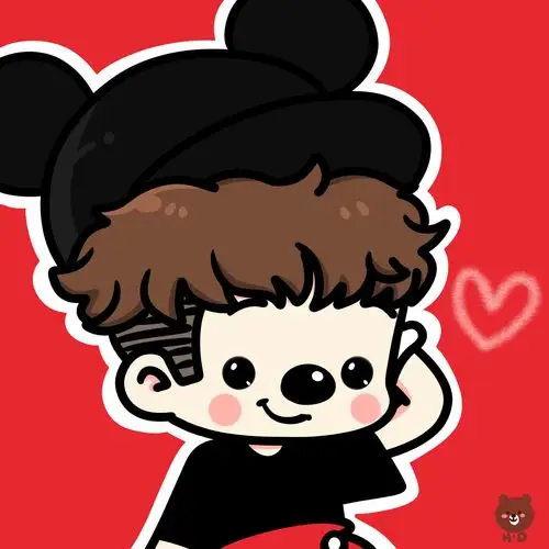 米奇 卡通情侣头像