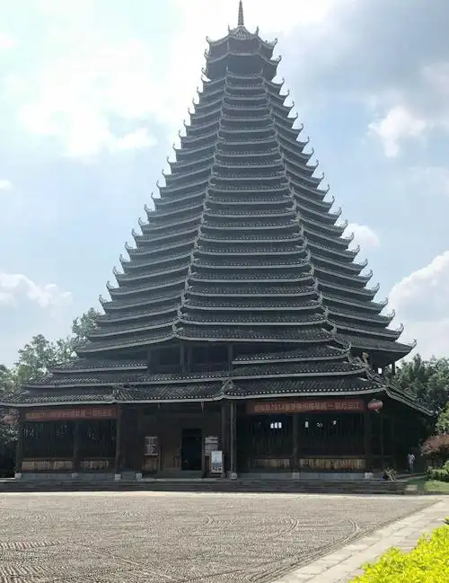 柳州三江风雨桥:风景如画,世界第一鼓楼!