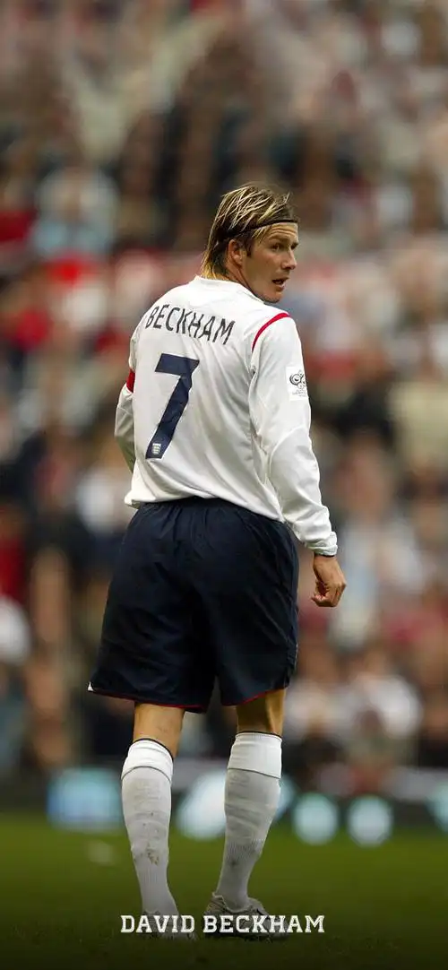 【每日足球帅图】贝克汉姆手机壁纸精选国家队篇06