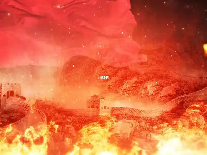 战火纷飞演讲背景视频素材