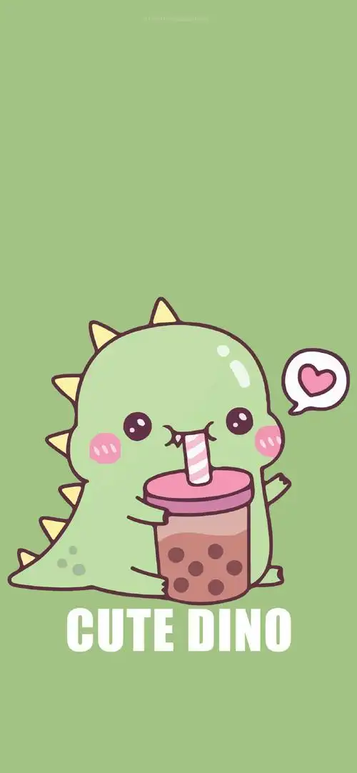 iphone壁纸超话苹果iphone手机壁纸-可爱恐龙#你的壁纸该换了