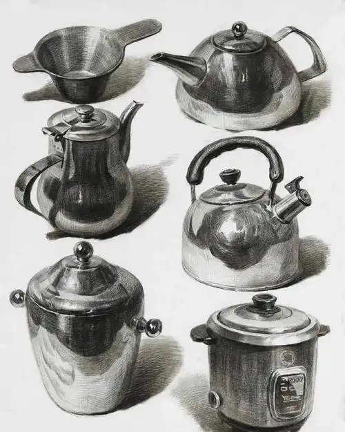 一篇帖子学全各种素描静物,可以收藏起来慢慢临摹啦!