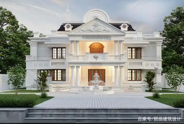 静谧,庄重,充满贵族气息的法式别墅大宅