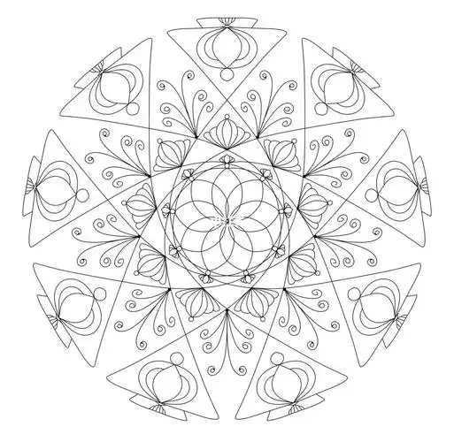 曼陀罗随心画9拿了修改涂色