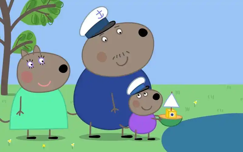 小猪佩奇:棕熊医生每天吃苹果,可该生病的时候,还是扛不住