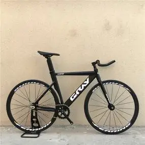 高档gray格雷破风肌肉死飞自行车铝合金车架三刀竞速固齿倒骑倒刹