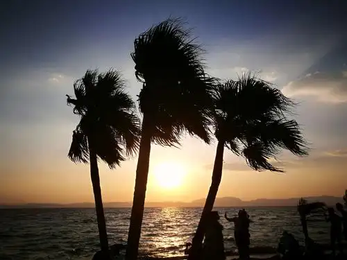 海晏村,是看夕阳最美的地方之一.