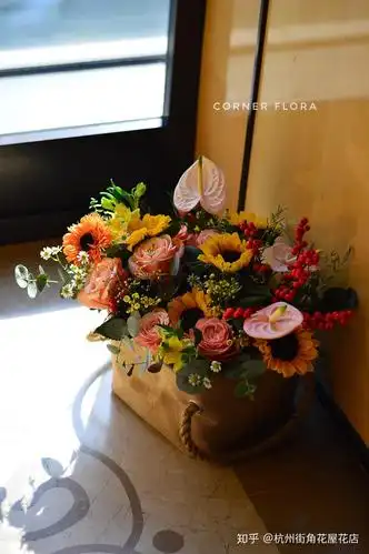 向日葵主题插花