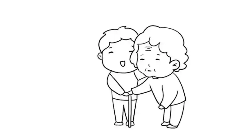 志愿服务简笔画怎么画志愿服务简笔画怎样画