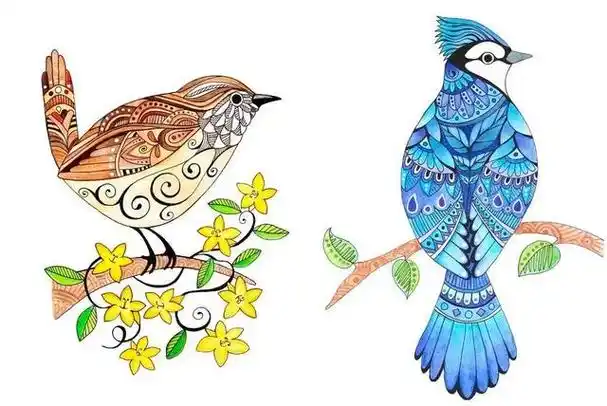 鸟语花香儿童创意画(鸟语花香春意浓儿童画)-锐牛沃德讯息网