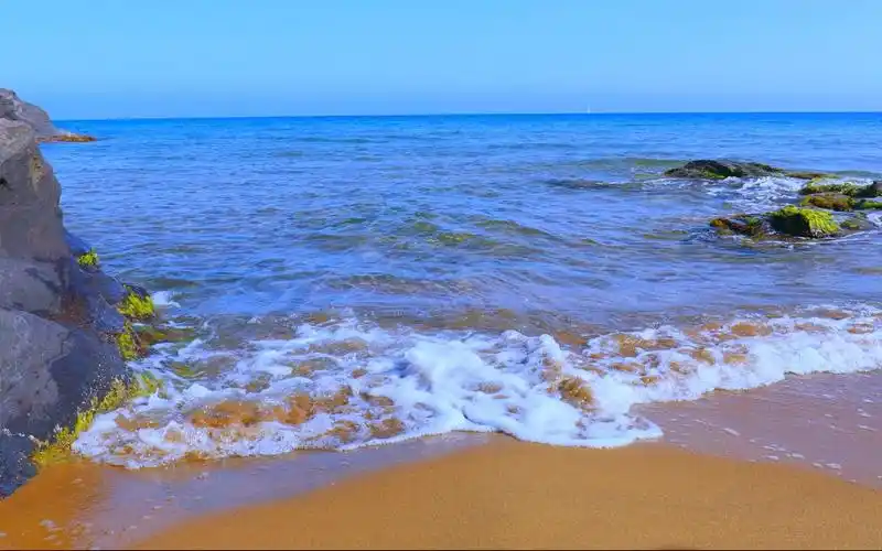 治愈系蓝色大海视频素材