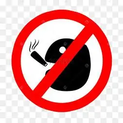 禁止喂食警示牌插画