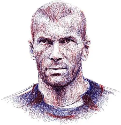 c罗,梅西,内马尔球星手绘肖像