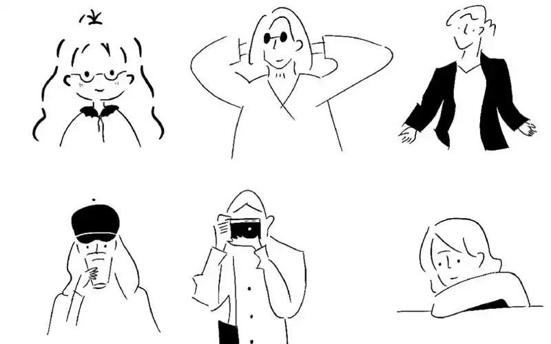 【3】绘画线条练习之人物简笔画