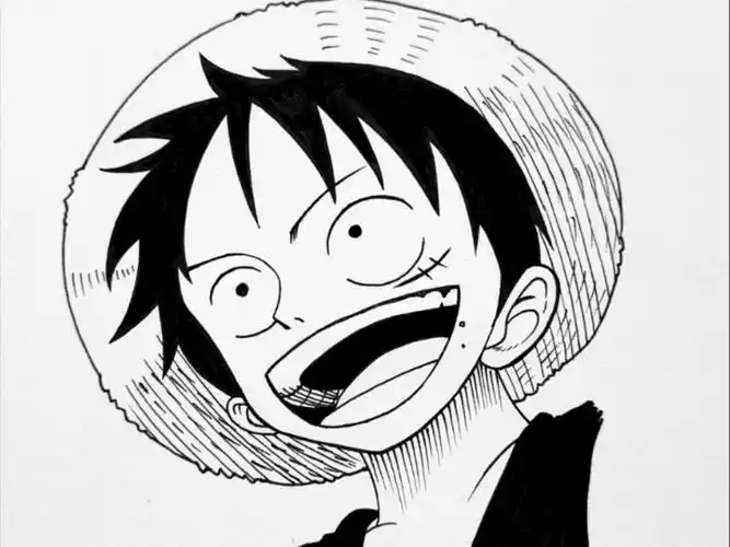 画个海贼王路飞