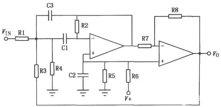 电源通用型双运放电路图