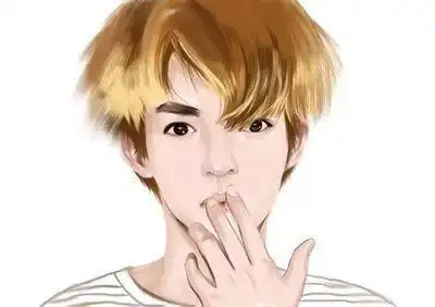 吴亦凡手绘漫画明星壁纸美男帅哥男神写真