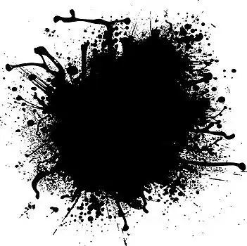 插画,墨水,黑白,房间,文字