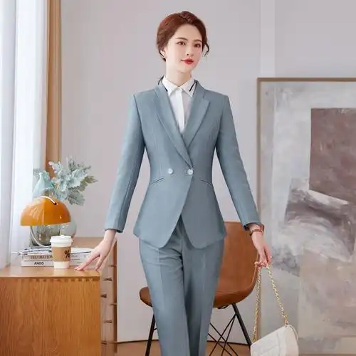 西装女套装时尚气质女神范职业装公务员面试正装ol教师经理工作服