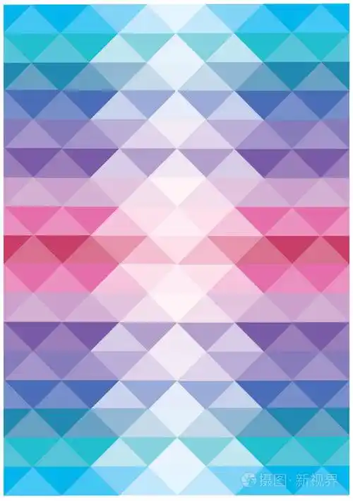 明亮的矢量三角形背景