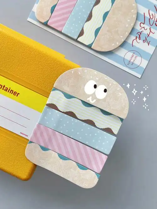 汉堡异型便利贴看饿了