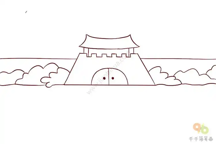 成语大全 兵临城下简笔画