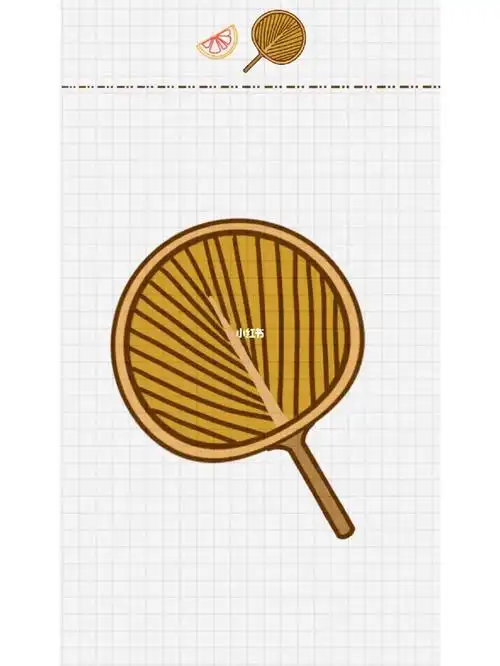 d59扇子简笔画