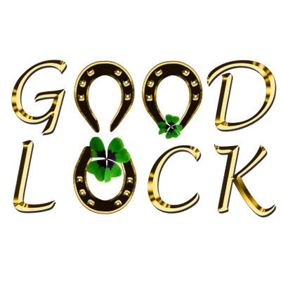 good luck golden symbol