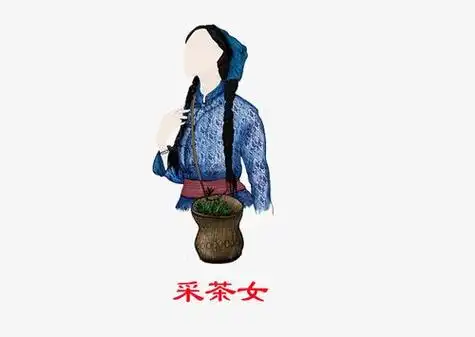 采茶女简笔画