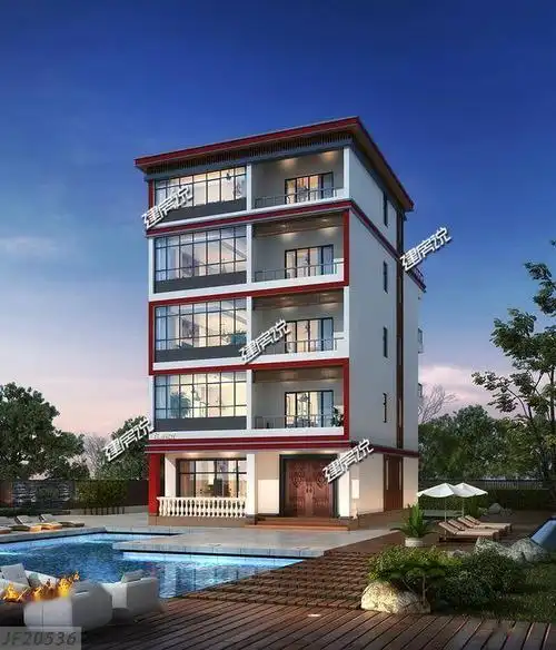 宅基地不够高度来凑五层别墅看到我都惊呆了