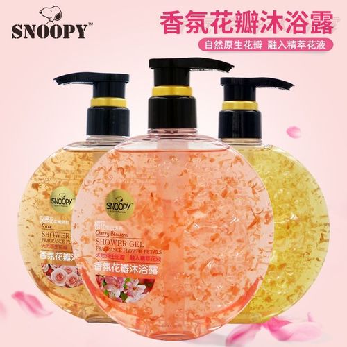史努比花瓣沐浴露持久留香72小时男女沐浴乳香体官方正品全身保湿