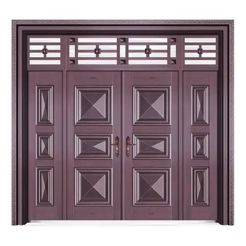 1236 至尊豪门对开门纳米真铜5号1225 玻璃拼接对开门纳米真铜4号仿真