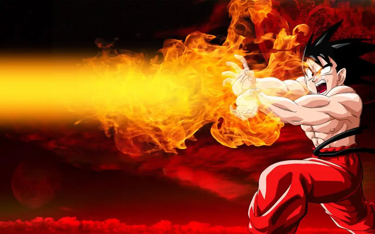 求七龙珠孙悟空这张壁纸高清原图 急急急!