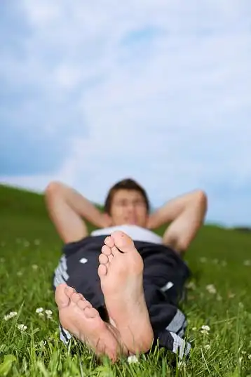 男人,躺着,草,公园,男青年_高清图片_全景视觉