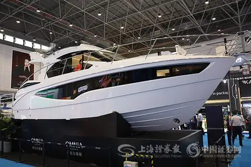 价值400万人民币游艇亮相消博会