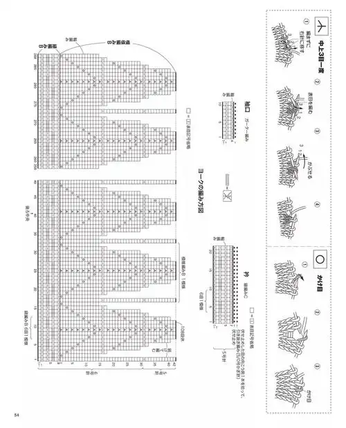 棒针编织育克波浪花纹初秋罩衫