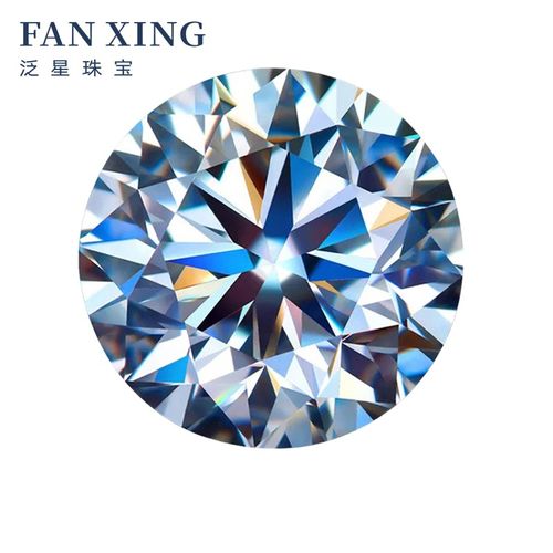 泛星珠宝 40分gia裸钻裸石定制带钻石腰码 h色/si1净度/3ex/n