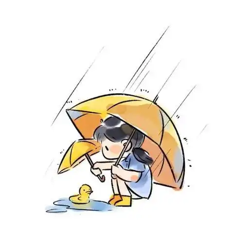 下雨的画简笔画画法卡通云朵下雨简笔画素材简单的下雨天简笔画教程