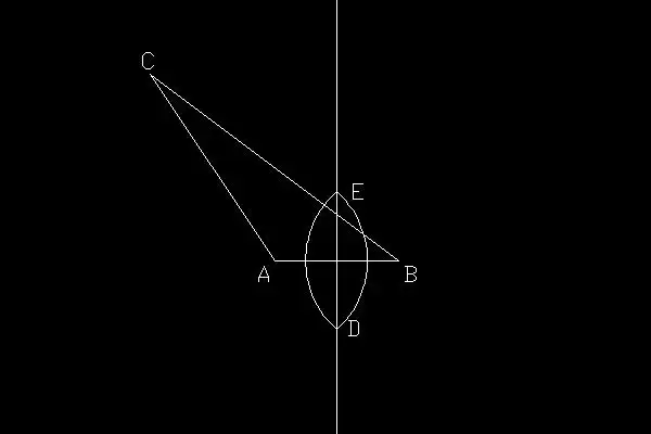 钝角三角形的外接圆怎么画