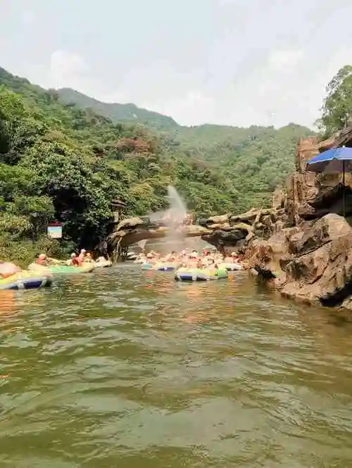 玄真古洞生态旅游度假区-"第一次去玩漂流,比想象中好玩多了,也没有.