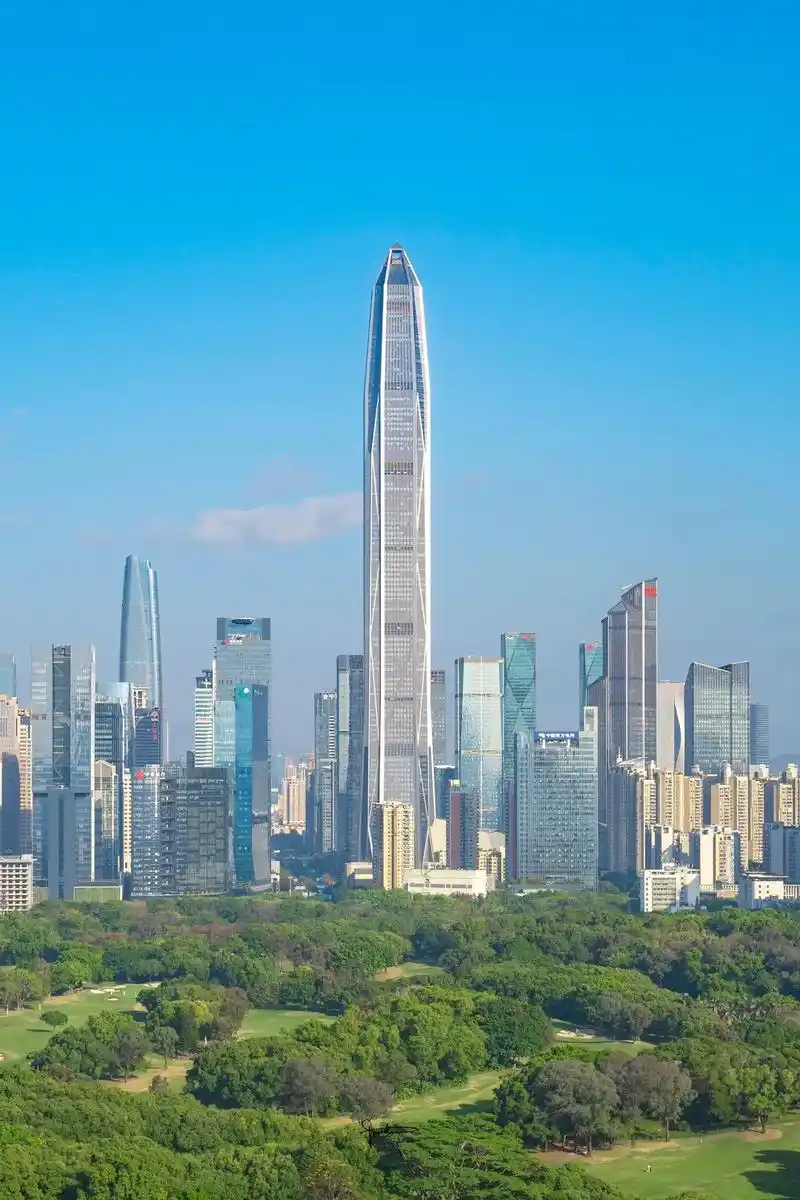 深圳地标建筑——福田cbd.深圳福田建筑群已成规模,短短几十 - 抖音