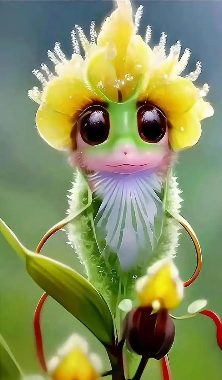 自然界的神奇之处,野生猴面兰花产温热地区很难被人发现,真是世界之大