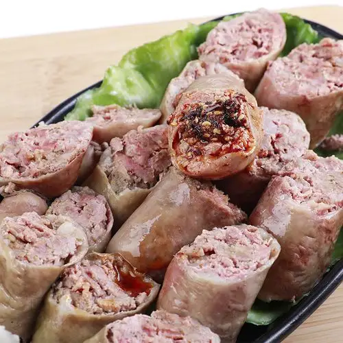 羊肉内蒙古羊肠肉包包肉包灌肠恩科特产生羊肉