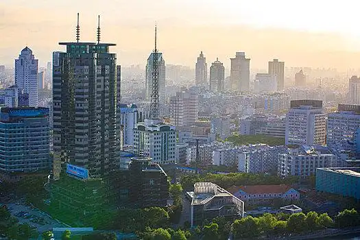 海曙,城市,建筑群,高楼,俯瞰,俯视,高楼大厦,街区,全景