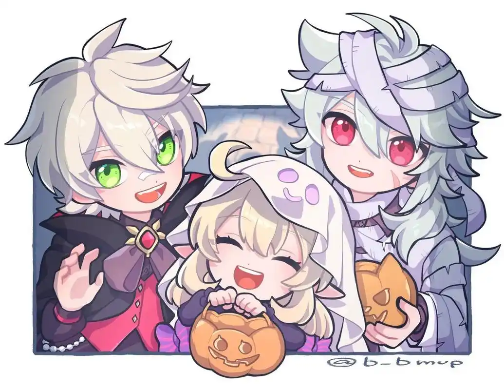 1 「班尼特」「可莉」「雷泽」trike or trite  twi:b_bmvp #原神