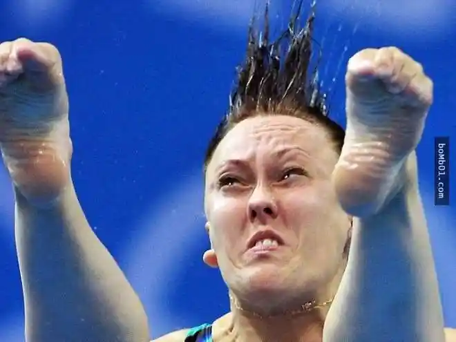 15张证据告诉你「为什麼世界上拥有最搞笑表情的肯定是跳水运动员」.