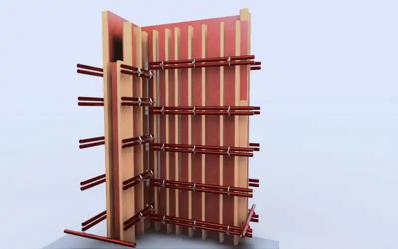 剪力墙支模 盘口脚手架