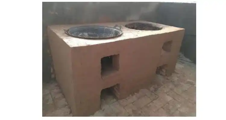 农村砖砌柴火灶台做法
